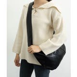 ギャザーナイロンバッグ PUレザートート | Miniministore | 詳細画像11 