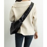 ギャザーナイロンバッグ PUレザートート | Miniministore | 詳細画像12 