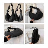 ギャザーナイロンバッグ PUレザートート | Miniministore | 詳細画像13 