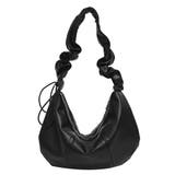 ギャザーナイロンバッグ PUレザートート | Miniministore | 詳細画像19 