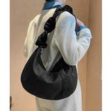 ギャザーナイロンバッグ PUレザートート | Miniministore | 詳細画像5 