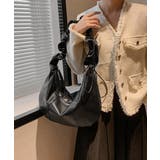 ギャザーナイロンバッグ PUレザートート | Miniministore | 詳細画像9 