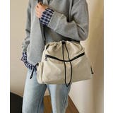 ドローストリングショルダーバッグ 大容量 | Miniministore | 詳細画像4 