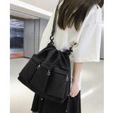 ドローストリングショルダーバッグ 大容量 | Miniministore | 詳細画像11