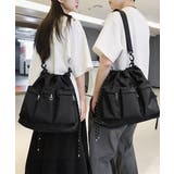 ドローストリングショルダーバッグ 大容量 | Miniministore | 詳細画像16
