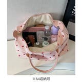 いちご柄ボストンバッグ軽量トラベルバッグ | Miniministore | 詳細画像15 