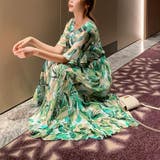 花柄 ティアードワンピース春夏 Vネック | Miniministore | 詳細画像10