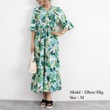 花柄 ティアードワンピース春夏 Vネック | Miniministore | 詳細画像13
