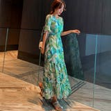 花柄 ティアードワンピース春夏 Vネック | Miniministore | 詳細画像6