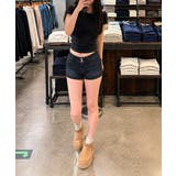 フラップポケットデニムショートパンツ美脚 | Miniministore | 詳細画像8 