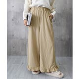 フリル裾ワイドパンツ コーデュロイパンツ | Miniministore | 詳細画像28 