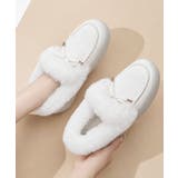 ふわふわファー厚底リボンモカシンシューズ | Miniministore | 詳細画像11