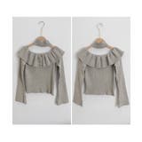 チョーカーネックニットトップスオフショル | Miniministore | 詳細画像21 