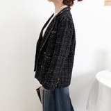 ツイード風ジャケット レディース 秋冬 | Miniministore | 詳細画像9 