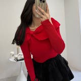 ビッグリボンニットトップスレディース秋冬 | Miniministore | 詳細画像16 