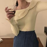 ビッグリボンニットトップスレディース秋冬 | Miniministore | 詳細画像8 