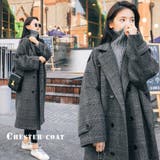チェスターコート グレンチェック 韓国 | Miniministore | 詳細画像1