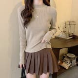 ニットトップス プチハイネック 無地 | Miniministore | 詳細画像7 
