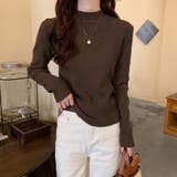 ニットトップス プチハイネック 無地 | Miniministore | 詳細画像9 