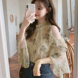 花柄ブラウスプチハイネックオフショルダー | Miniministore | 詳細画像10