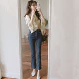 花柄ブラウスプチハイネックオフショルダー | Miniministore | 詳細画像11