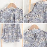 花柄ブラウスプチハイネックオフショルダー | Miniministore | 詳細画像4
