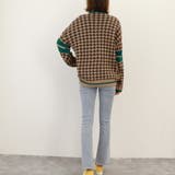 千鳥柄ニットトップス 秋冬長袖韓国ニット | Miniministore | 詳細画像18 