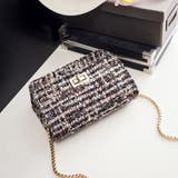 チェーンショルダーバッグ ツイード風上品 | Miniministore | 詳細画像15