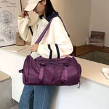 ダークパープル | バックパックレディースボストンバッグ旅行 | Miniministore