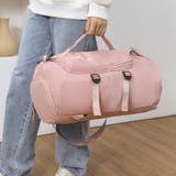 薄ピンク | バックパックレディースボストンバッグ旅行 | Miniministore