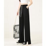 ブラック | スウエットパンツレディース ロングパンツ | Miniministore
