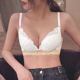 ホワイト | バイカラーレース ブラショーツセット | Miniministore