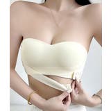 アイボリー | ストラップレスブラ盛れるずれない落ちない | Miniministore