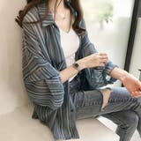 ブルーグリーン | 春夏シフォンシアーシャツ 羽織り 薄手 オフィスカジュアル | Miniministore