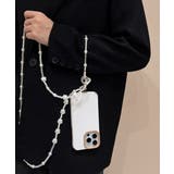 ホワイト | スマホ ショルダー パールストラップ人気 | Miniministore