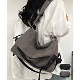 ビッグキャンバスショルダーバッグ 大容量 | Miniministore | 詳細画像1 