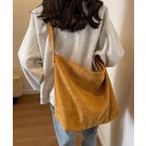 コーデュロイショルダーバッグ大きめ韓国風 | Miniministore | 詳細画像10