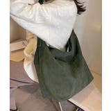 コーデュロイショルダーバッグ大きめ韓国風 | Miniministore | 詳細画像14