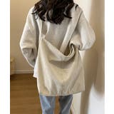 コーデュロイショルダーバッグ大きめ韓国風 | Miniministore | 詳細画像4