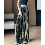 総柄ワイドパンツレディースウエストリボン | Miniministore | 詳細画像10 