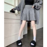 プリーツミニスカートニットスカート 秋冬 | Miniministore | 詳細画像15 