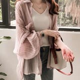 春夏シフォンシアーシャツ 羽織り 薄手 オフィスカジュアル | Miniministore | 詳細画像4