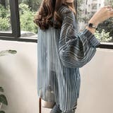 春夏シフォンシアーシャツ 羽織り 薄手 オフィスカジュアル | Miniministore | 詳細画像7