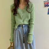 ウェーブニットカーディガン レディース | Miniministore | 詳細画像12 