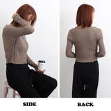 ウェーブニットカーディガン レディース | Miniministore | 詳細画像15 