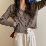 ウェーブニットカーディガン レディース | Miniministore | 詳細画像5 