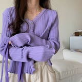 ウェーブニットカーディガン レディース | Miniministore | 詳細画像7 