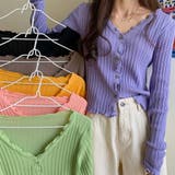 ウェーブニットカーディガン レディース | Miniministore | 詳細画像8 