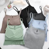 vネックリブキャミソール 夏 レディース | Miniministore | 詳細画像11