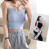 vネックリブキャミソール 夏 レディース | Miniministore | 詳細画像5